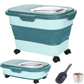 SSAWcasa Dog Food Storage Container 20-23 lbs, Collapsible